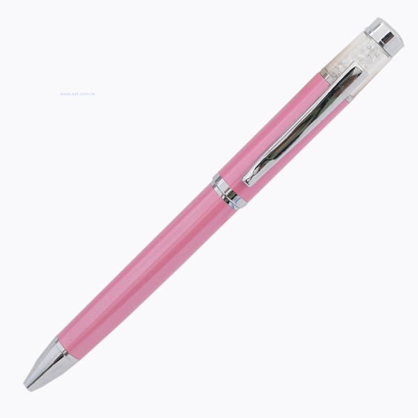 水晶旋轉式禮品筆-金屬廣告原子筆-兩種款式可選-採購批發贈品筆_1